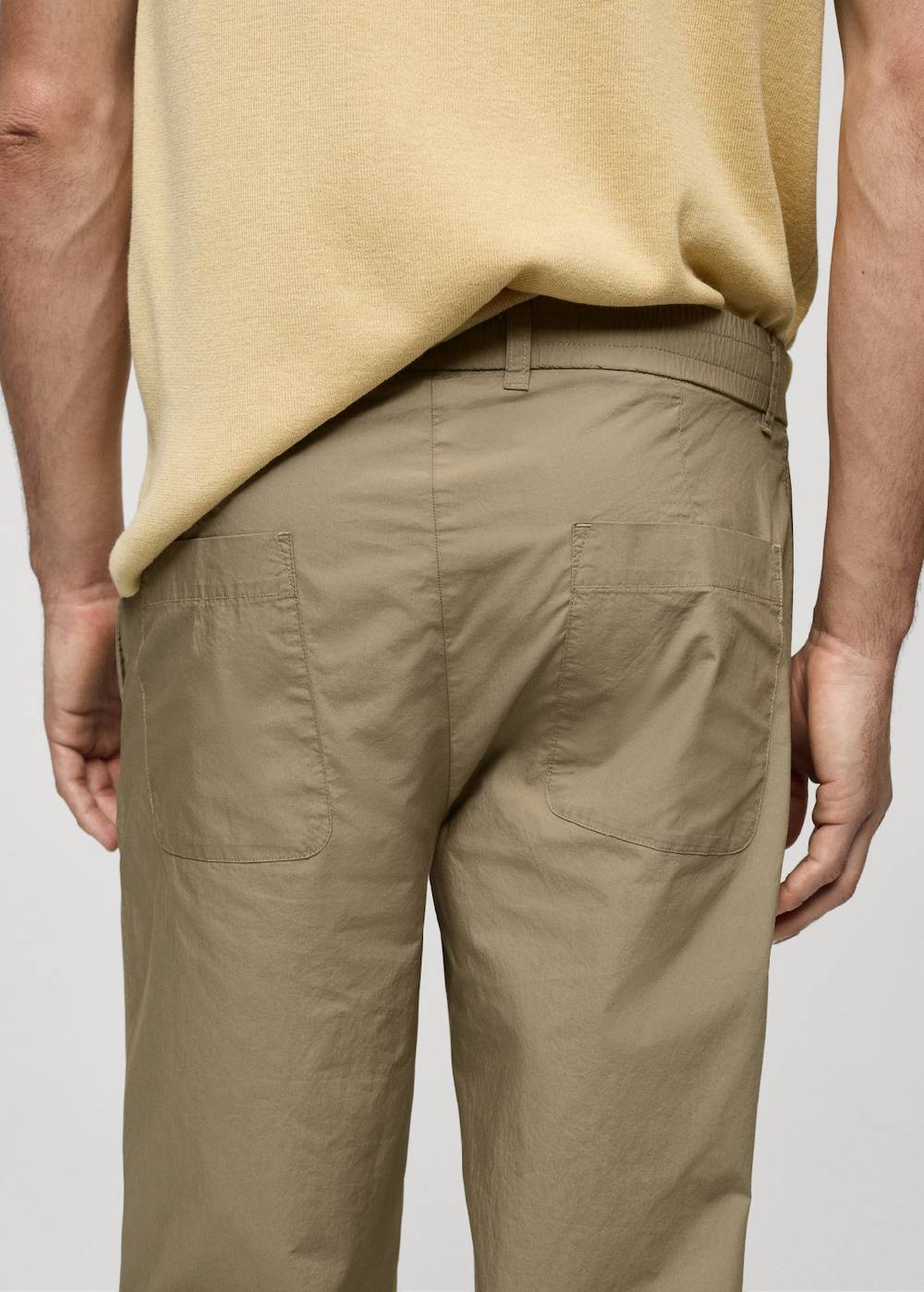 Mango Baumwollhose mit Kordel Begrenzt auf 3 Tage