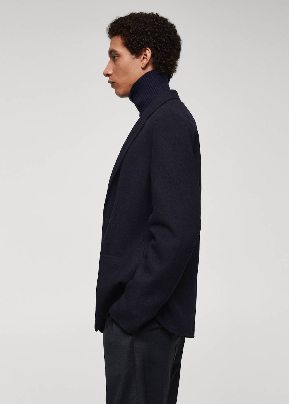 Mango Handmade Woll-Blazer Speichern exportieren