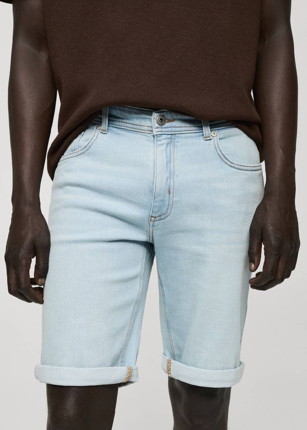 Mango Slim Fit-Jeans-Bermudashorts Black Friday Preise