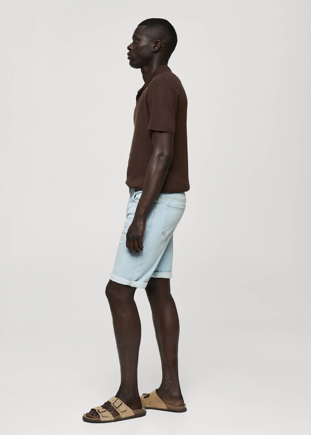 Mango Slim Fit-Jeans-Bermudashorts Black Friday Preise