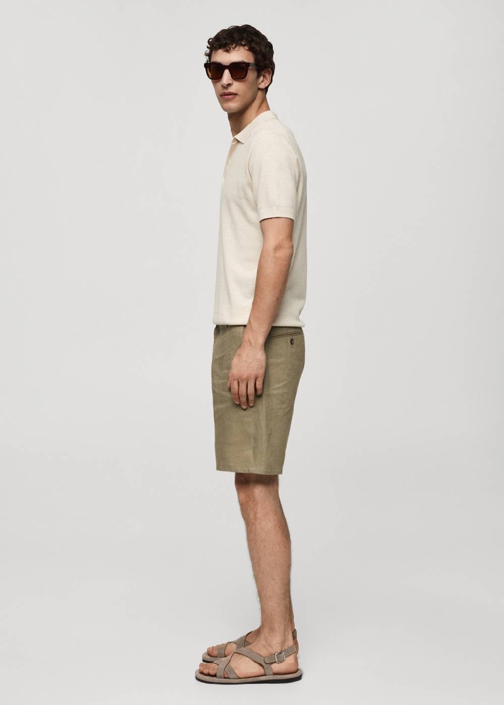 Mango Kurzärmliges Strick-Poloshirt zollfrei
