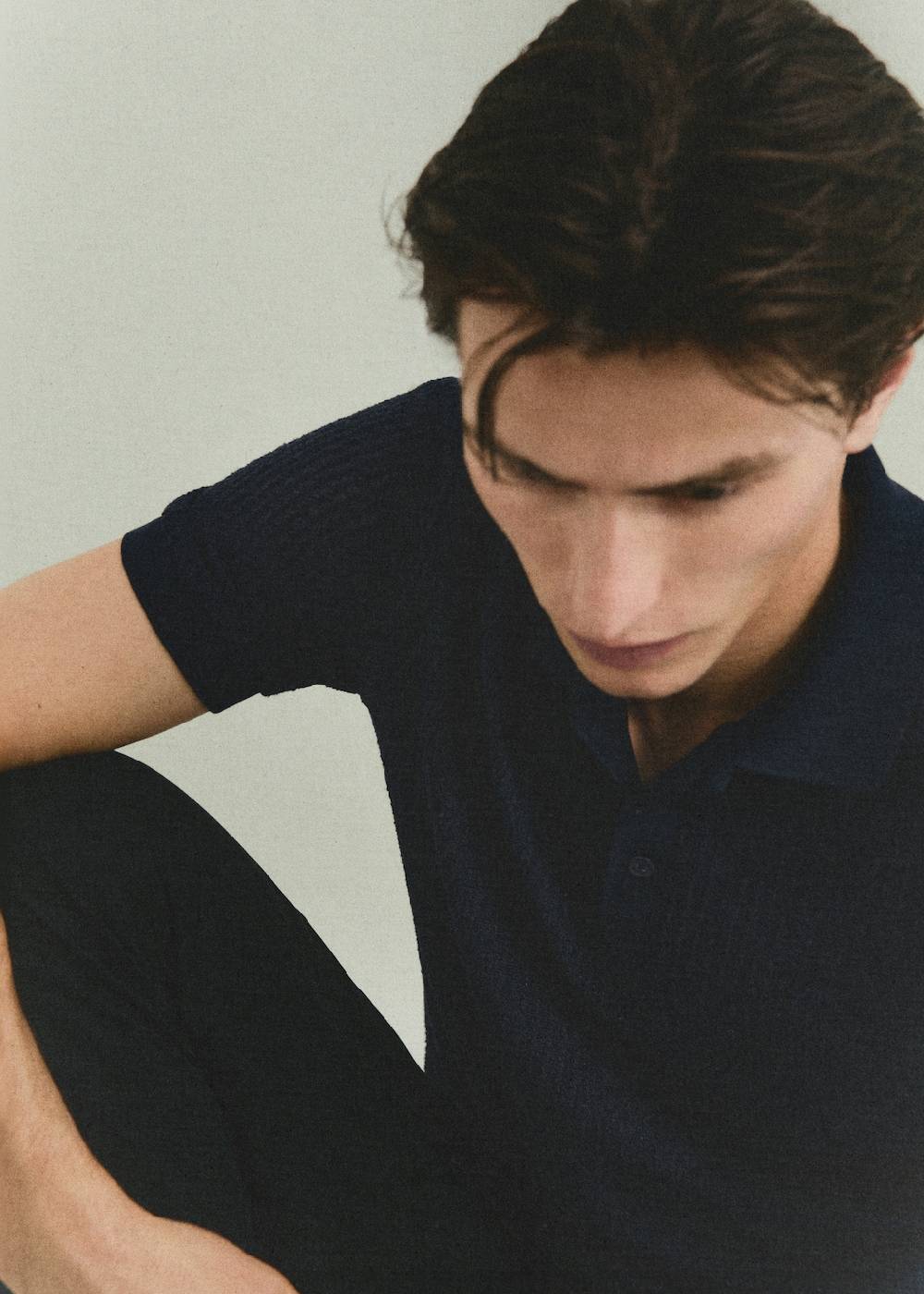 Mango Regular-Fit-Poloshirt mit Lochmuster Rabatte dieses Monats