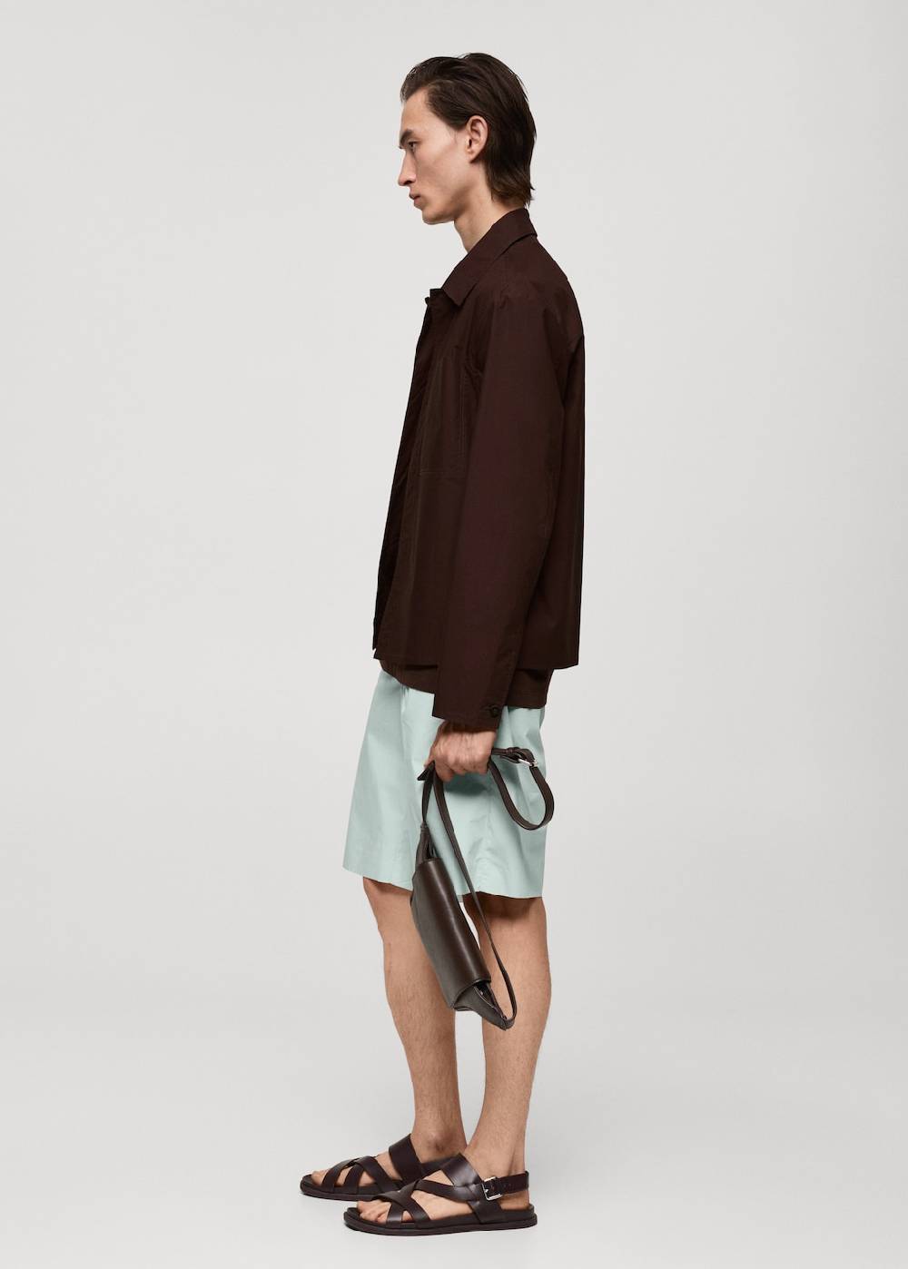 Mango Jacke aus 100 % Baumwolle mit Taschen Online