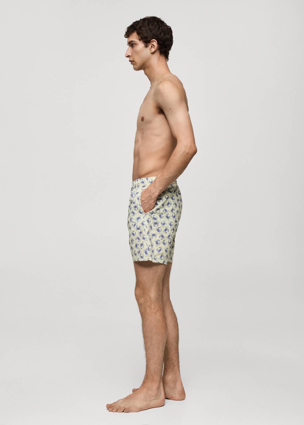 Mango Badeshorts mit Krebsmotiv Meist gekauft