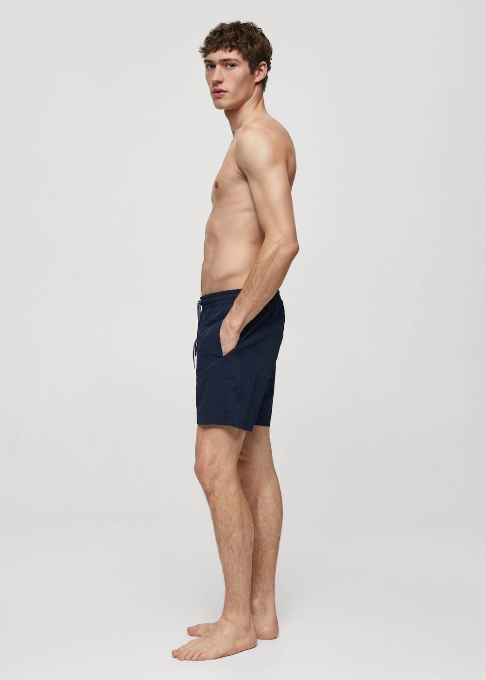 Mango Basic-Badeshorts mit Kordelzug Kostenloser Versand