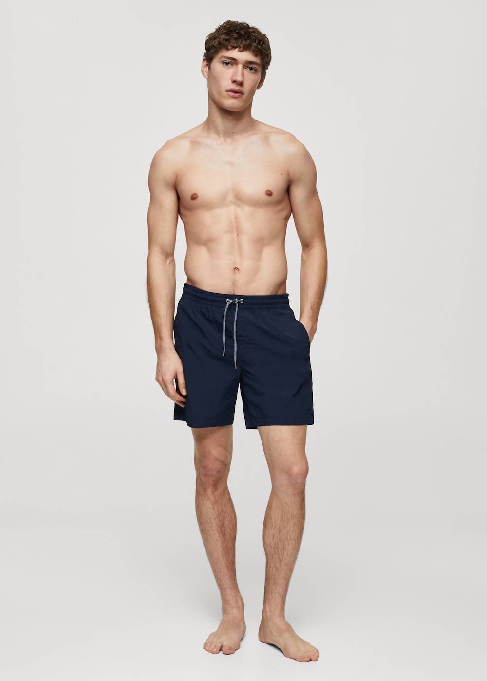 Mango Basic-Badeshorts mit Kordelzug Kostenloser Versand