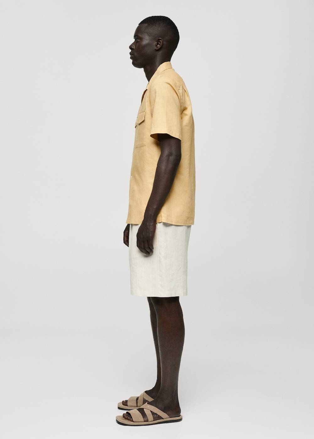 Mango Regular Fit-Hemd aus Leinen mit Baumwolle Limitierter Zeitrabatt