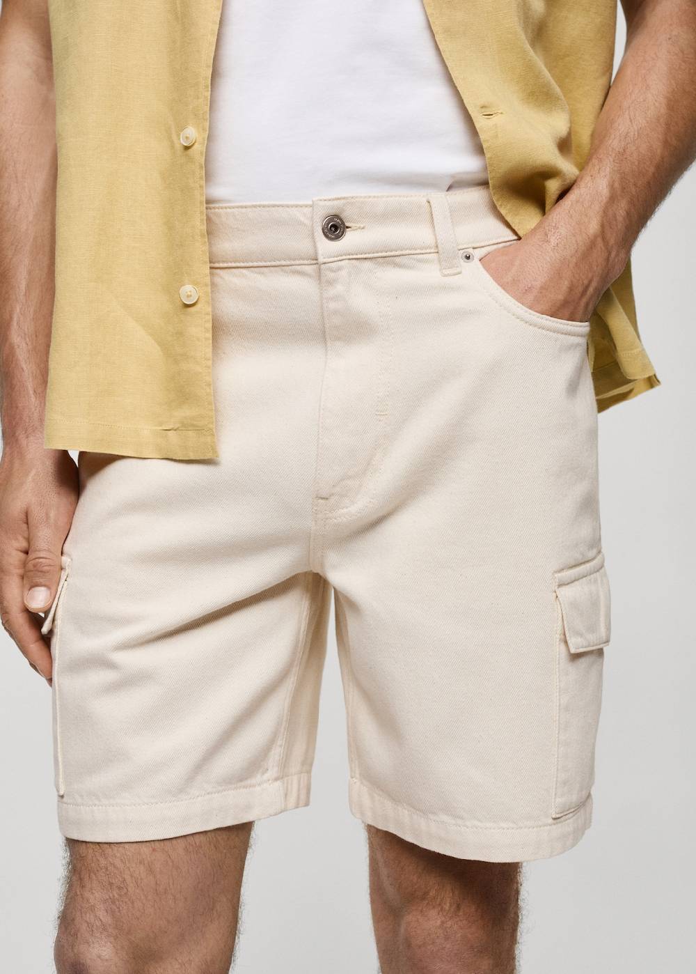 Mango Jeans-Bermudashorts aus Baumwolle im Cargo-Stil Fabrik Onlineshop