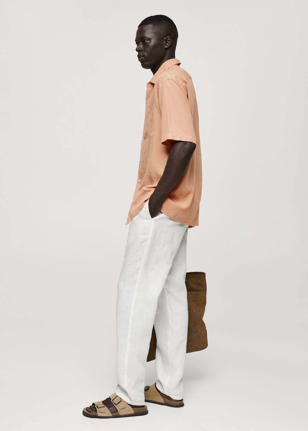 Mango Relaxed-Fit-Hemd aus 100 % Tencel Begrenztes Angebot