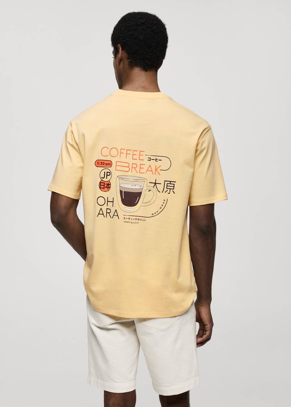 Mango Bedrucktes Baumwoll-T-Shirt Online Shopping