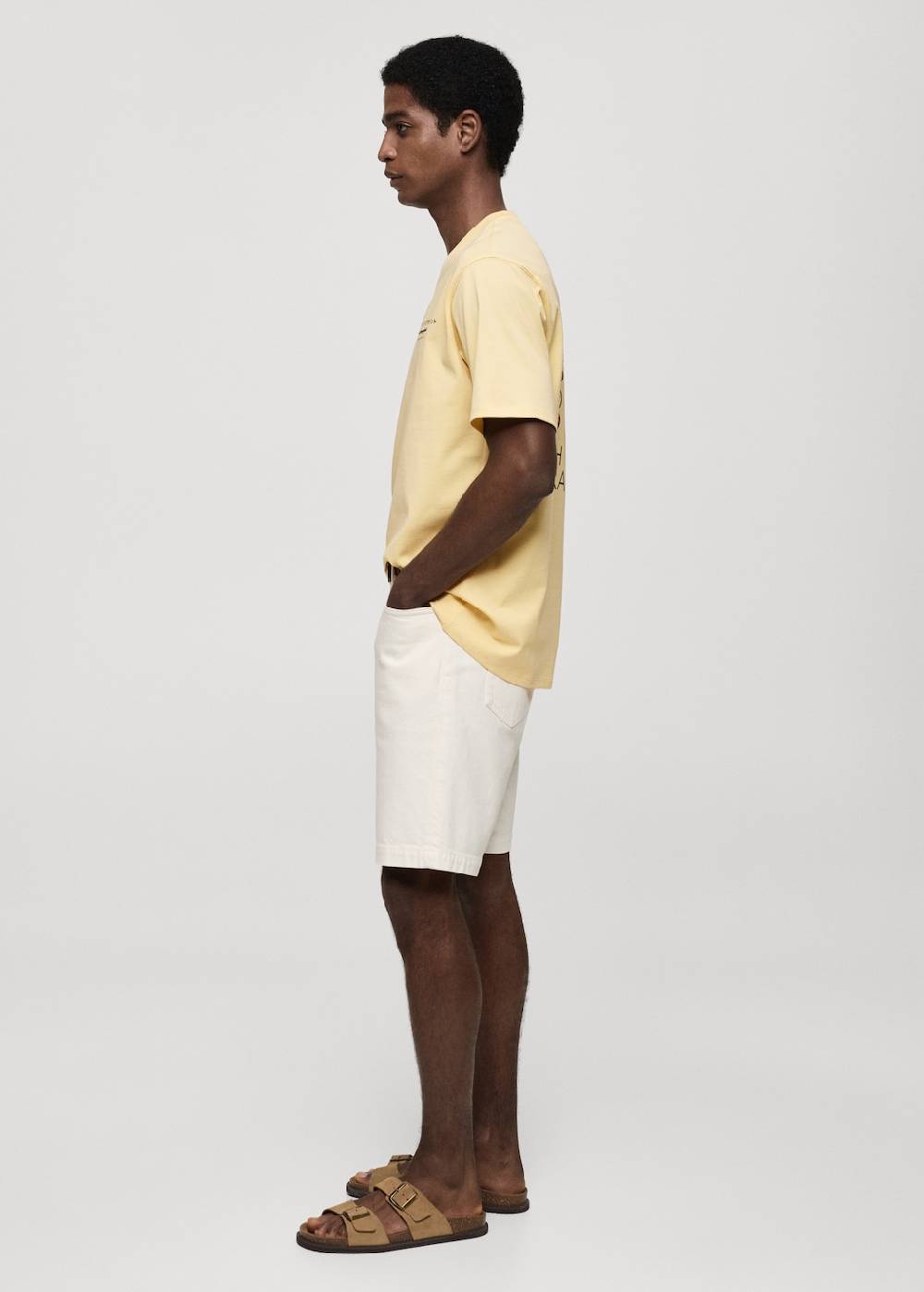 Mango Bedrucktes Baumwoll-T-Shirt Online Shopping
