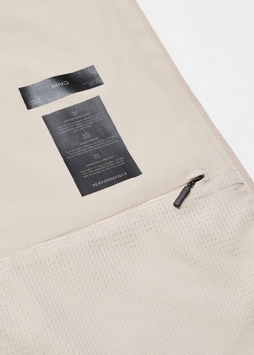 Mango Wasserabweisende Stretch-Bomberjacke Preisnachlass
