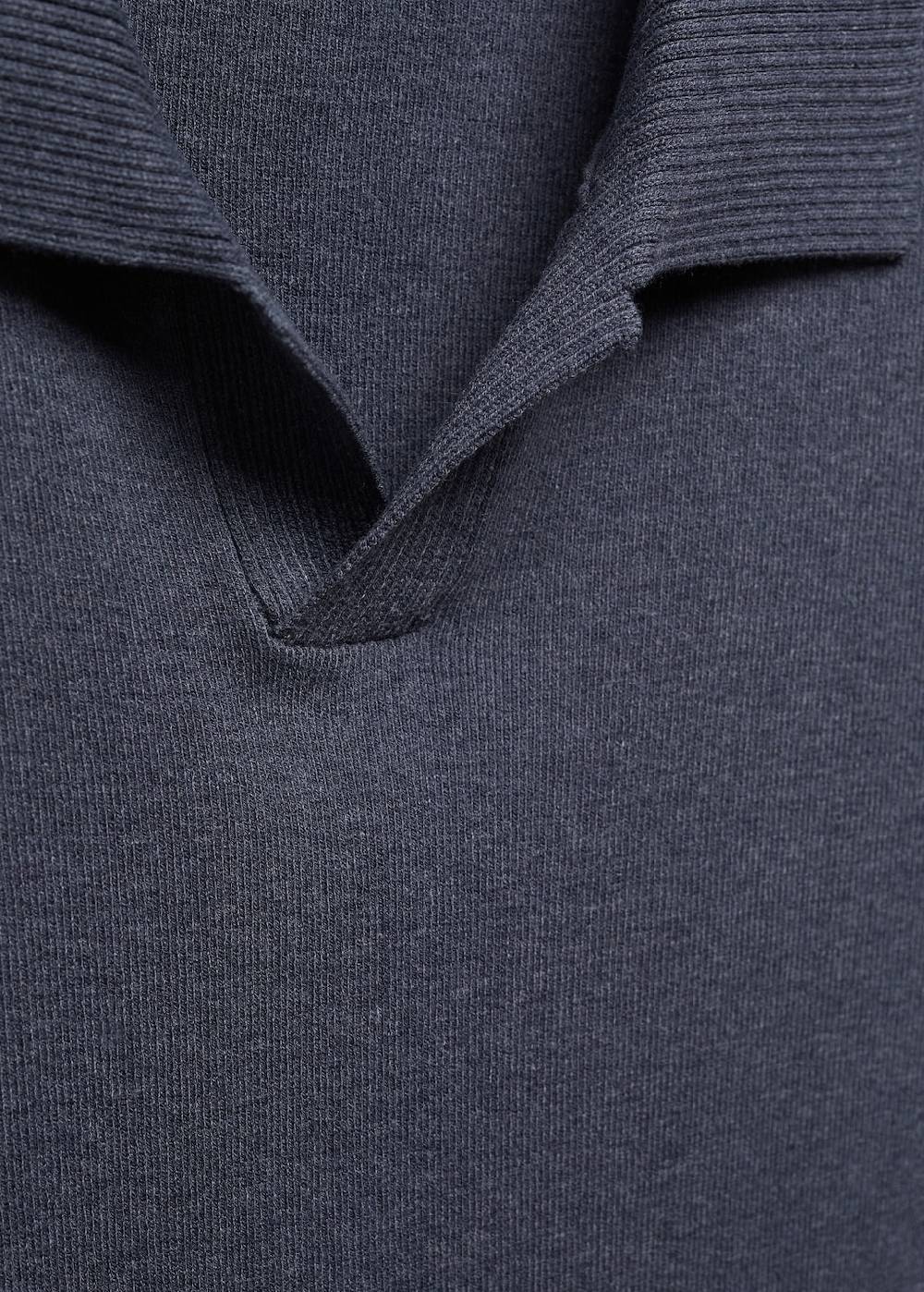 Mango Feinstrick-Poloshirt aus Baumwolle Saisonschlussverkauf