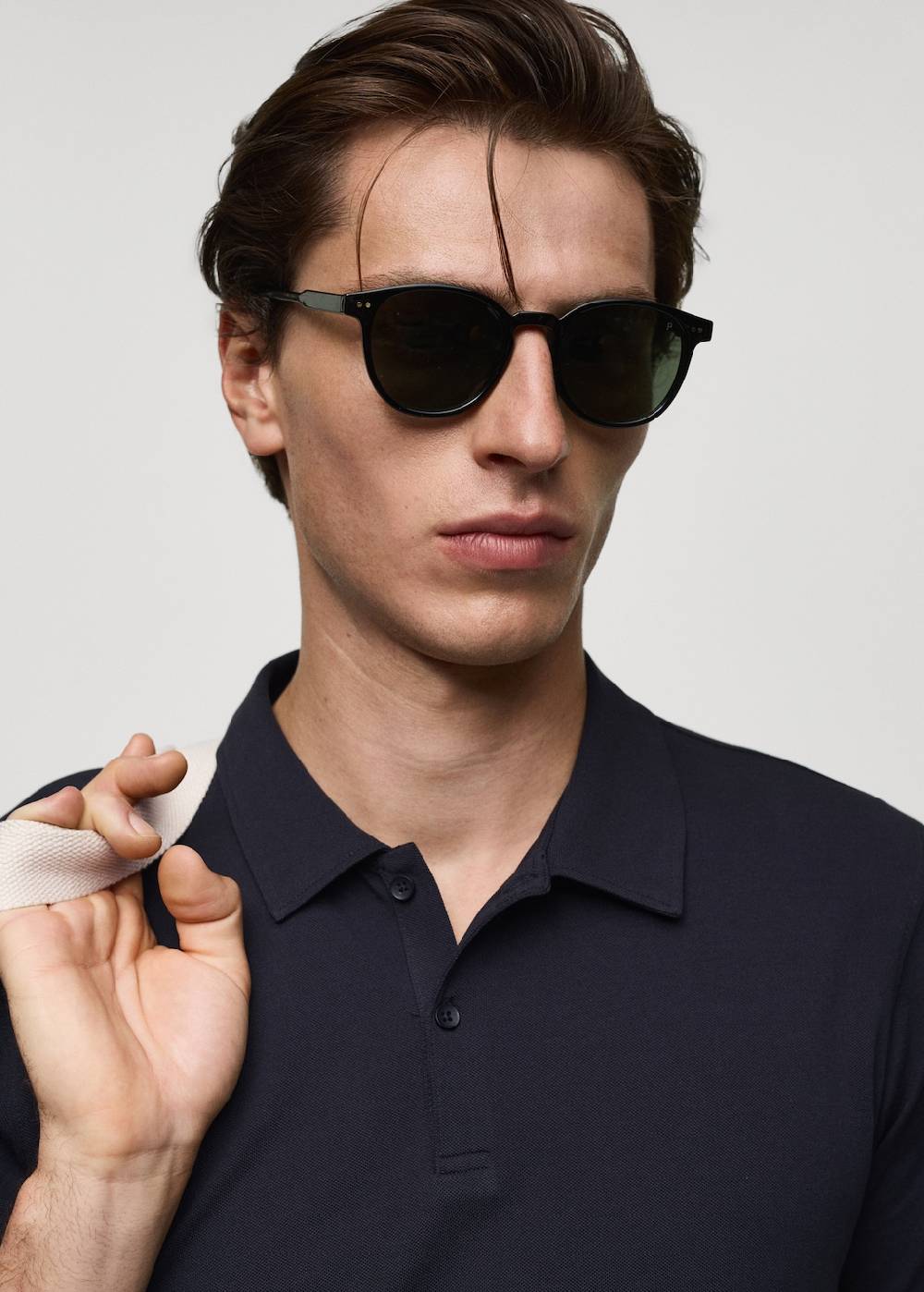 Mango Strukturiertes Slim-Fit-Poloshirt aus Baumwoll-Piqué Vatertagsangebot