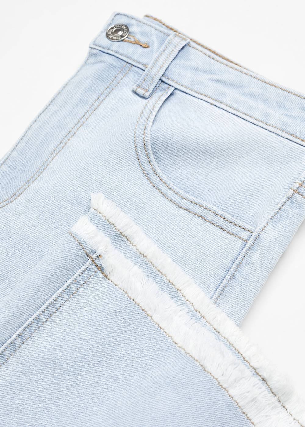 Mango Wideleg-Jeans mit mittlerer Bundhöhe Heißer Verkauf