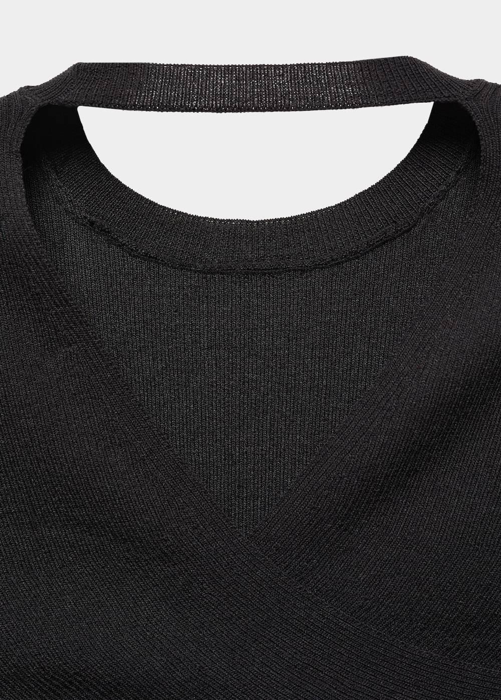 Mango Strickpullover mit Schlitzen Top Angebot