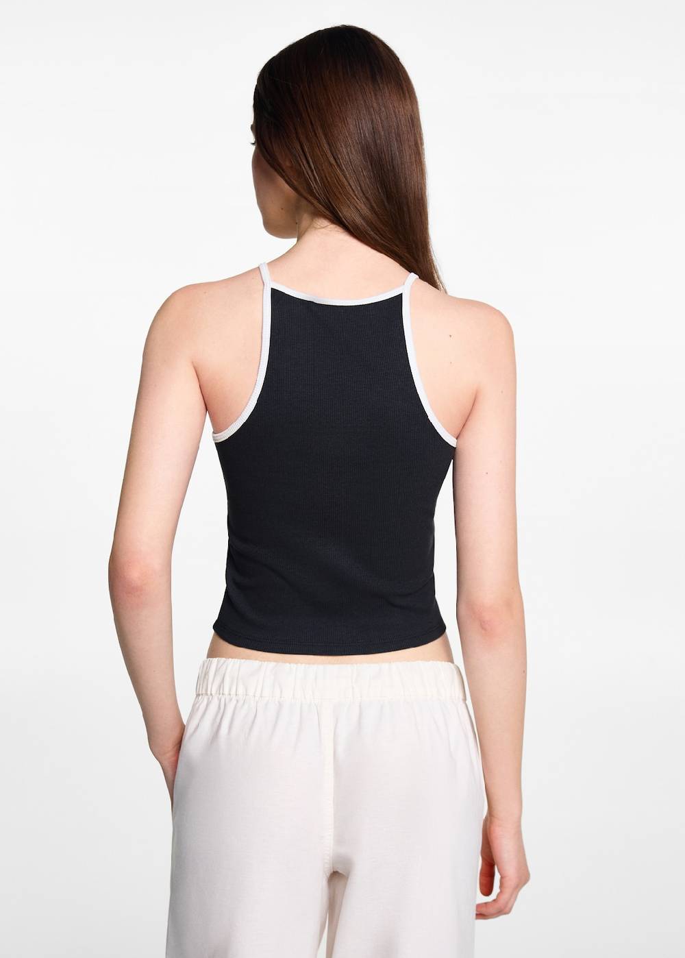 Mango Trägershirt aus Baumwolle Online Outlet