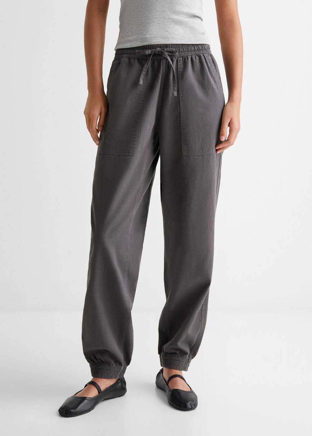 Mango Jogger-Hose aus Baumwolle Zeitlich begrenztes Angebot