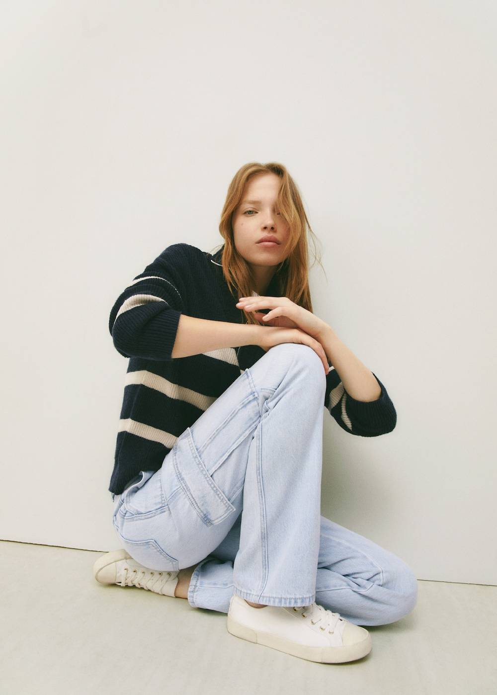 Mango Gerade Jeans im Cargo-Stil Exklusive Angebote