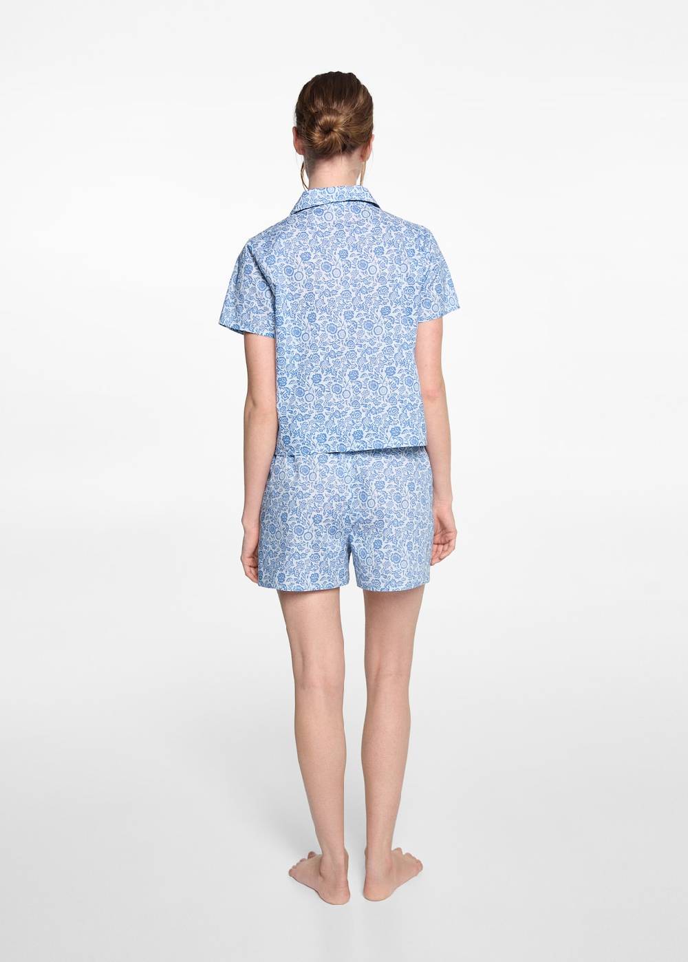 Mango Kurzer Print-Pyjama Große Rabatte