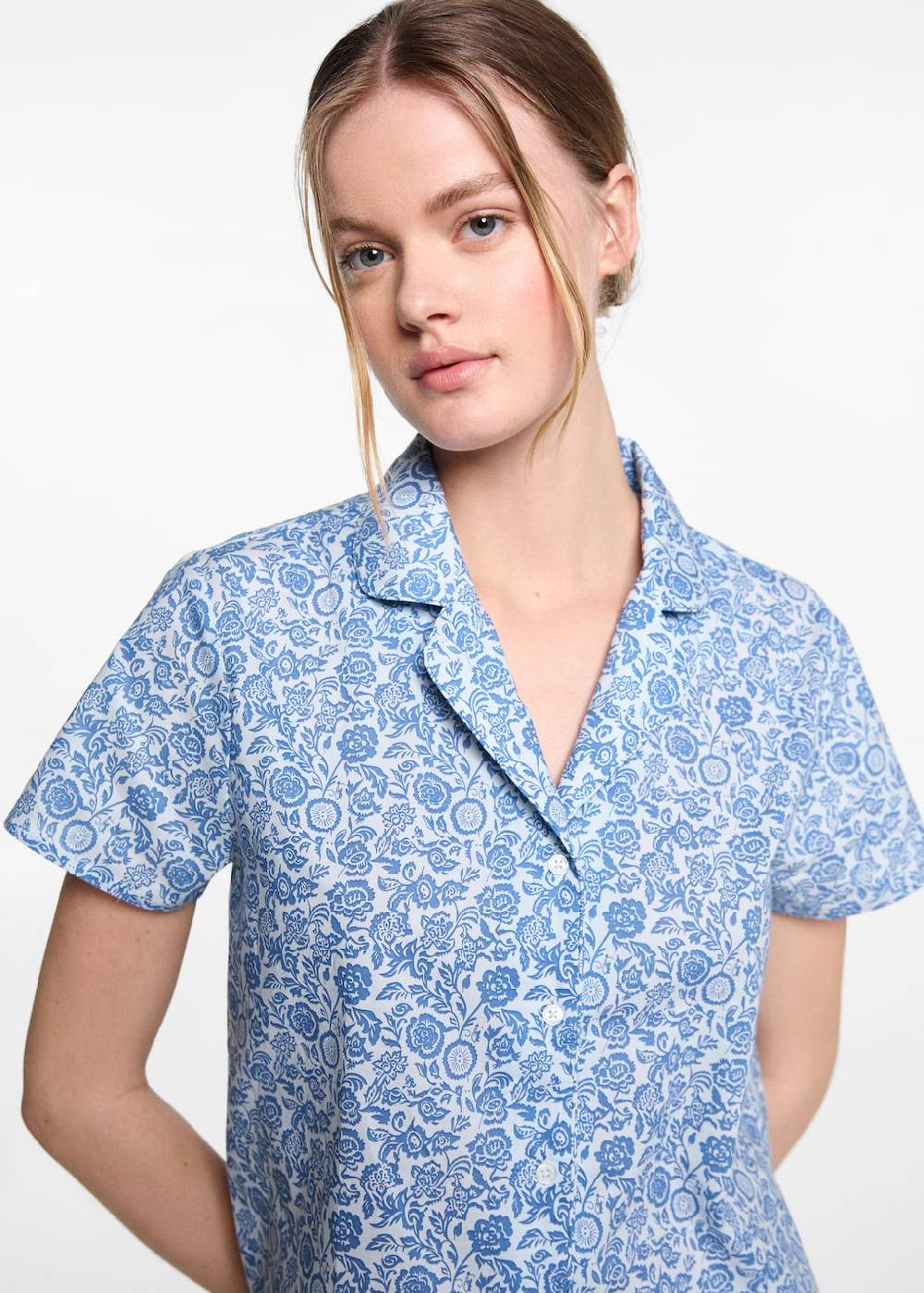 Mango Kurzer Print-Pyjama Große Rabatte