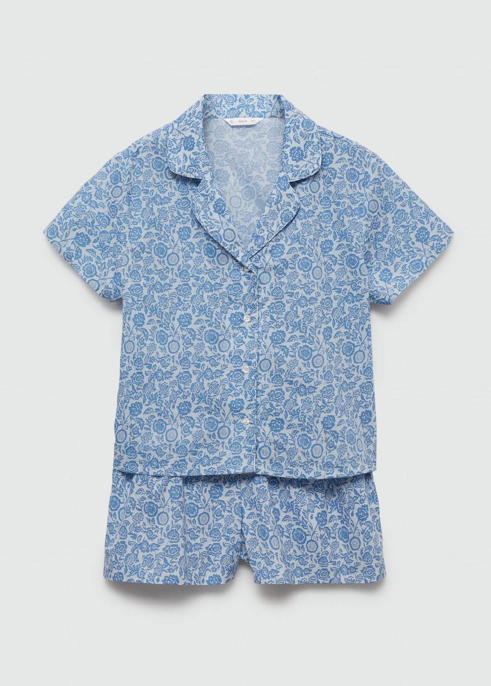 Mango Kurzer Print-Pyjama Große Rabatte