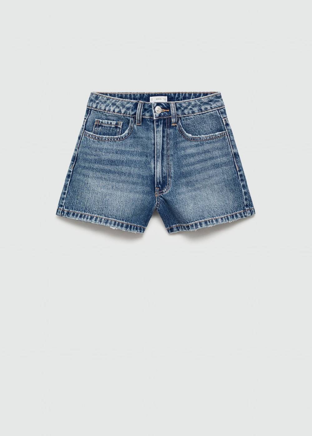 Mango Gerade Jeans-Shorts Saisonale Angebote