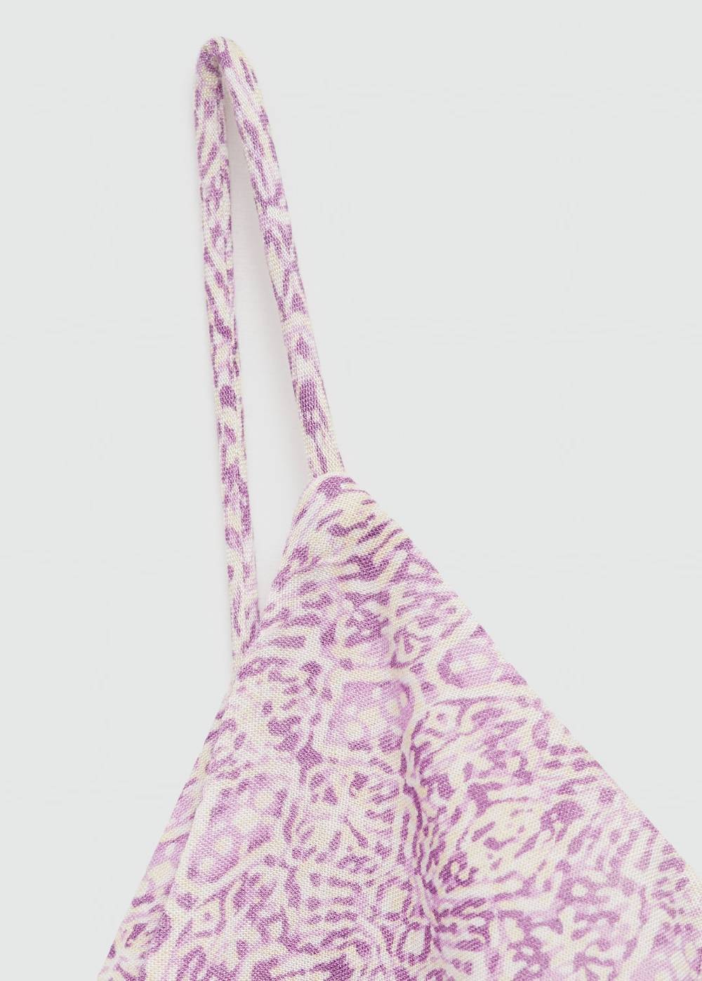 Mango Asymmetrisches Printkleid Räumungsverkauf