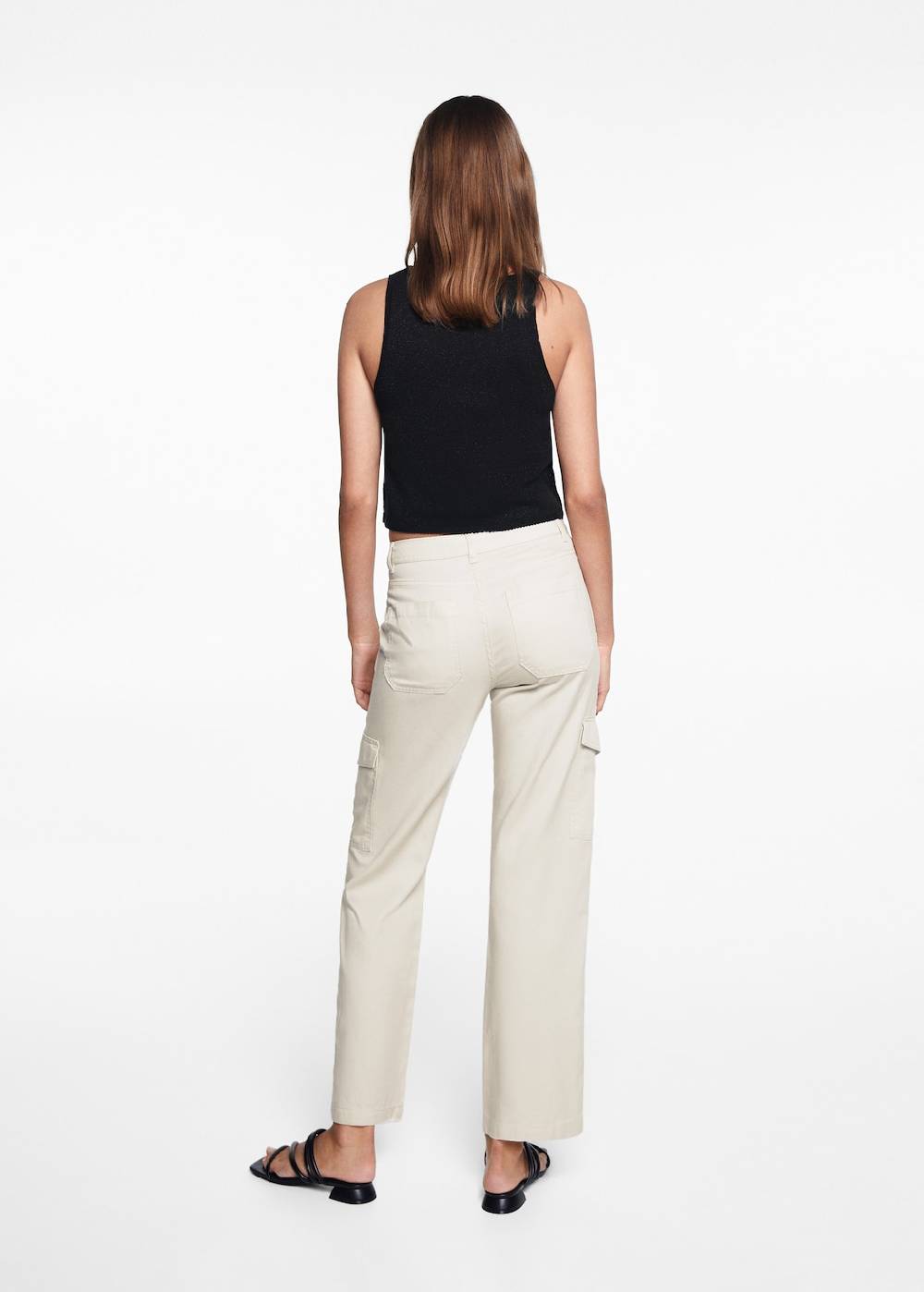 Mango Gerade Cargo-Hose Sonderangebote