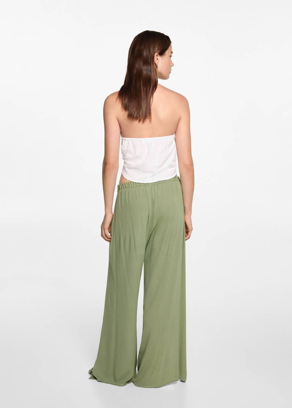 Mango Palazzo-Hose mit Schlitzen Riesige Ersparnisse