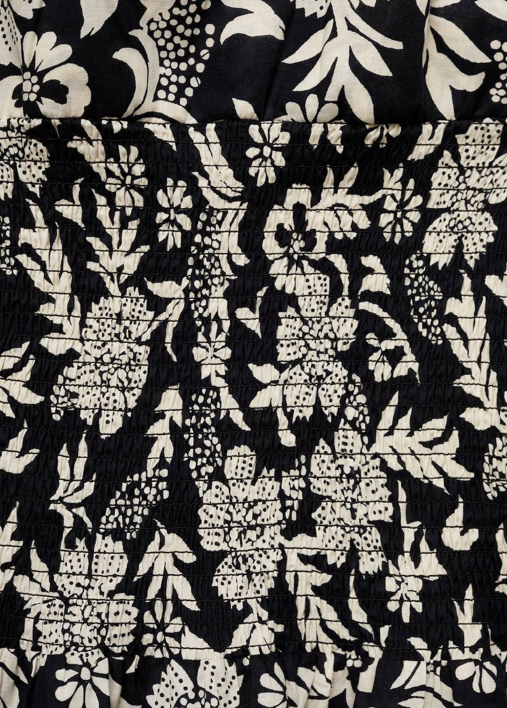 Mango Florales Kleid mit Raffdetails Tiefpreis