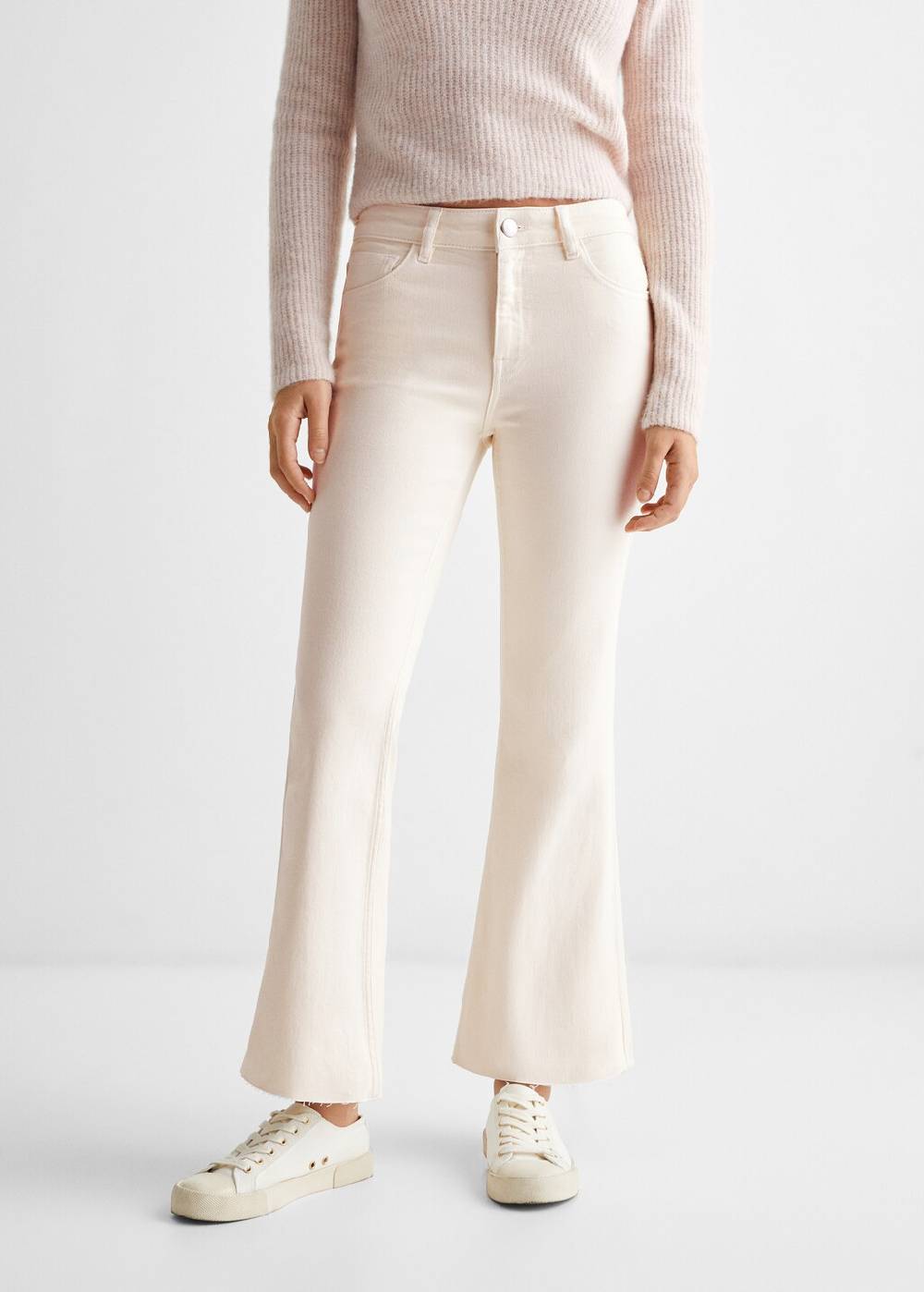 Mango Kurze Flared-Jeans Wochenangebot
