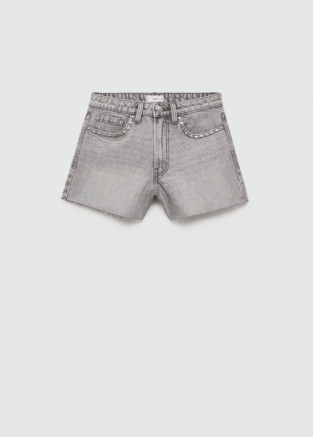 Mango Perlenbestickte Shorts Neueste Stile