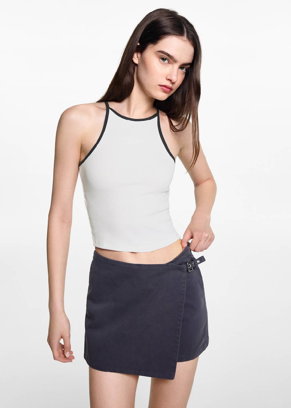 Mango Trägershirt aus Baumwolle Zeitbegrenzte Promotion