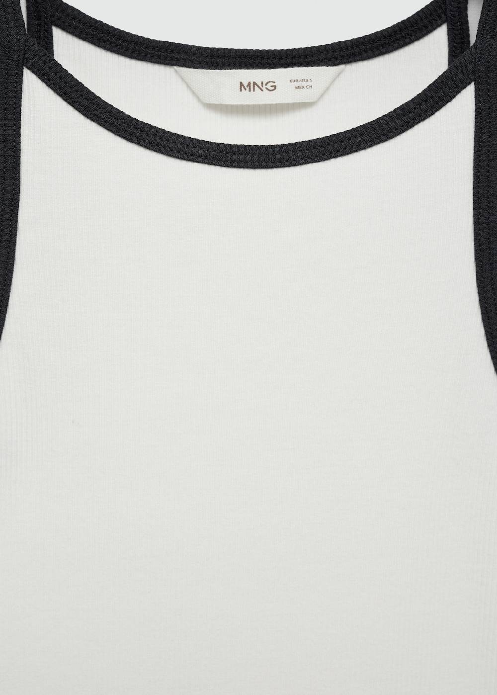Mango Trägershirt aus Baumwolle Zeitbegrenzte Promotion