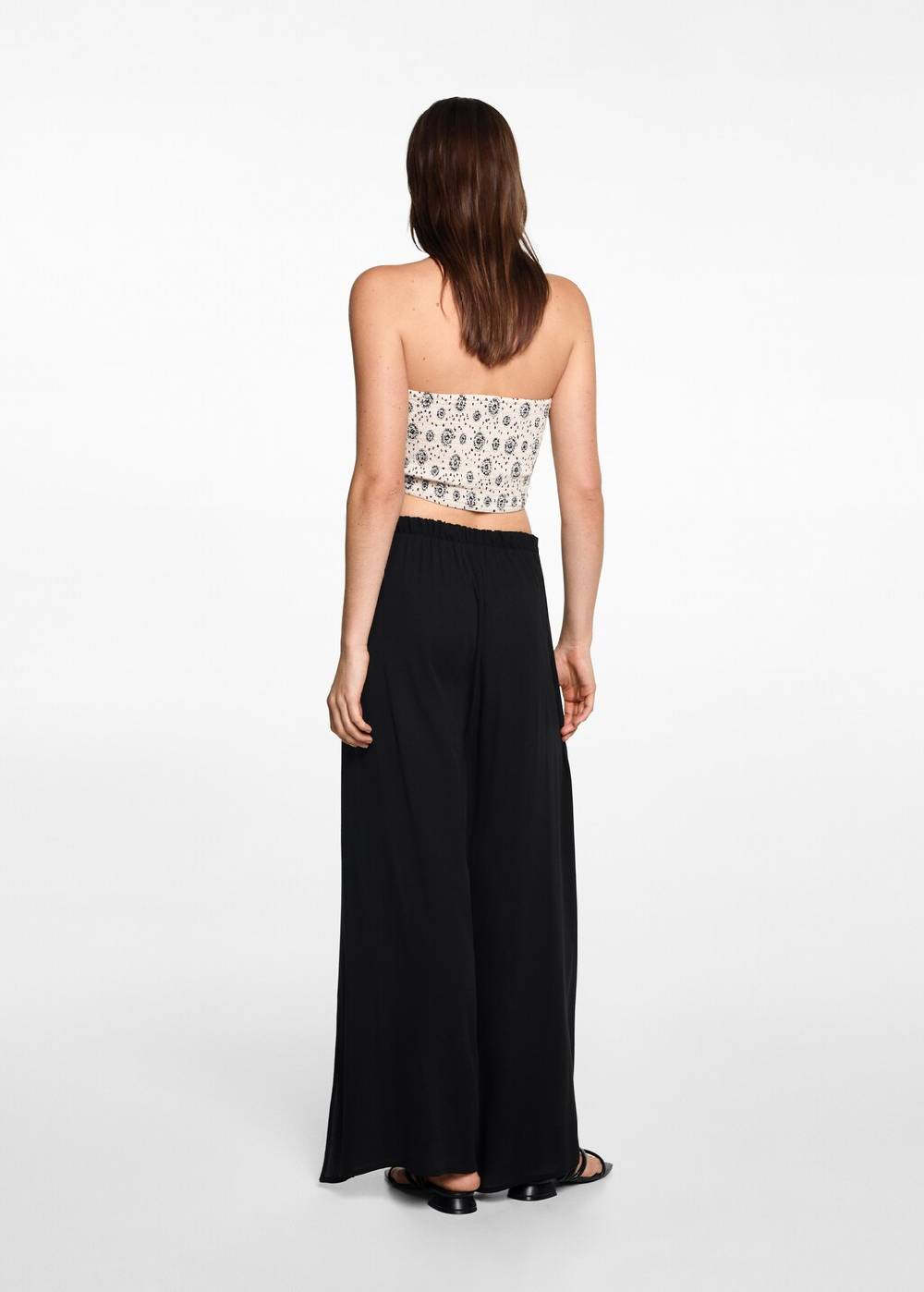 Mango Palazzo-Hose mit Schlitzen 50% Rabatt mit kostenlosem Versand