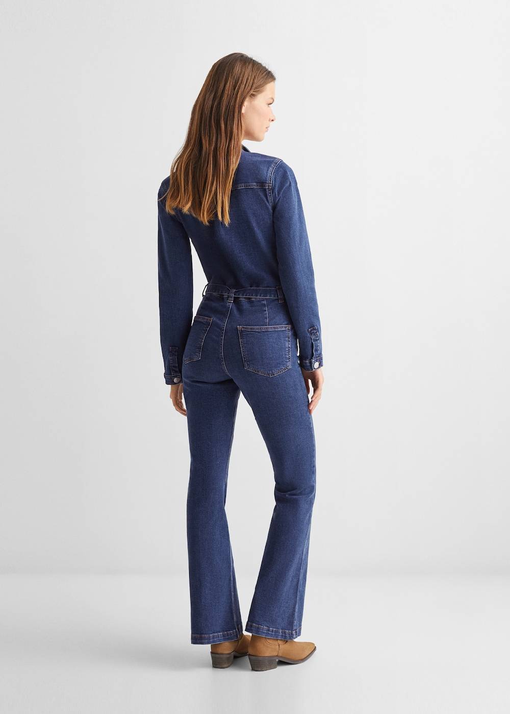 Mango Jeans-Jumpsuit mit Knöpfen Clearance-Verkauf
