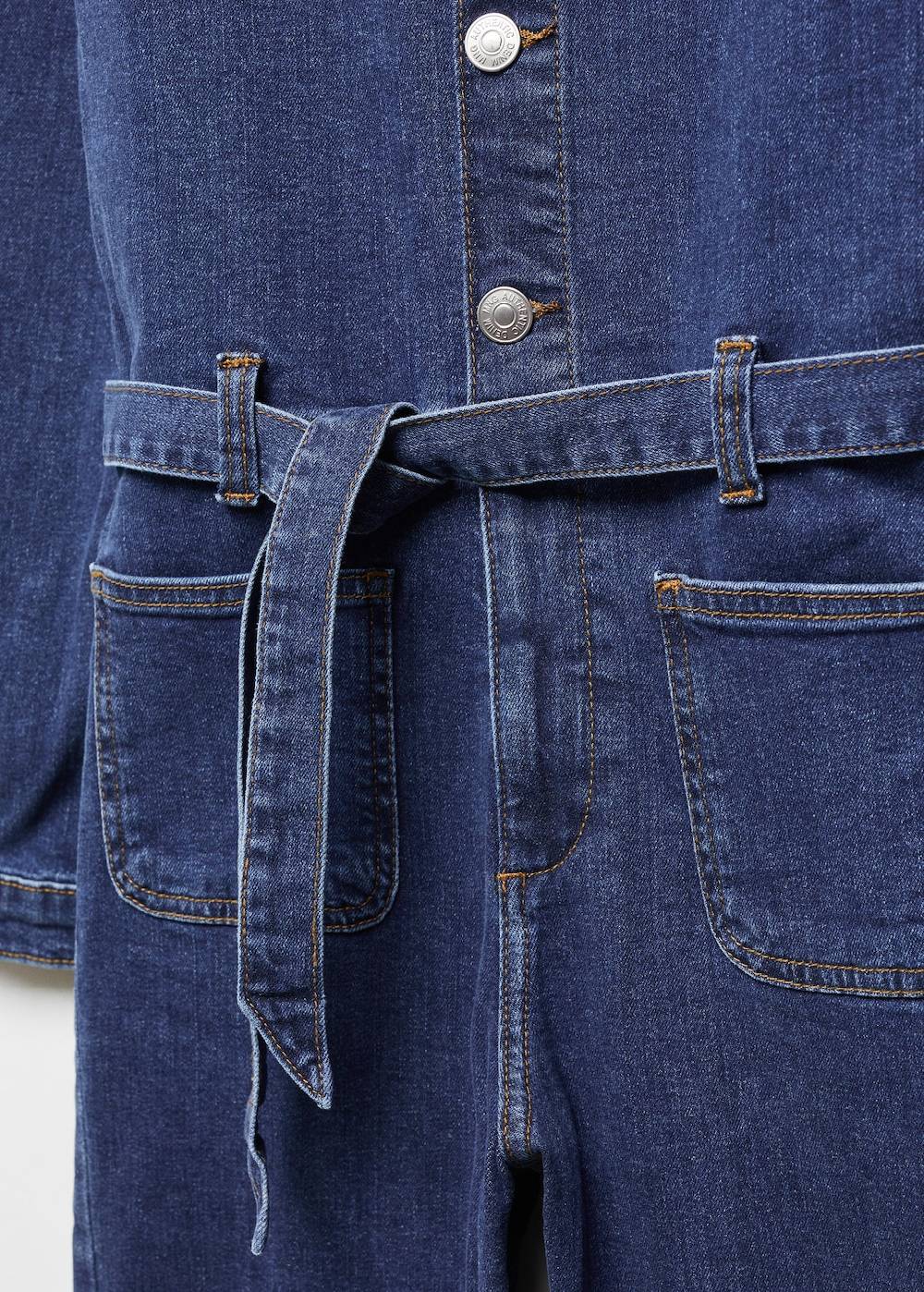 Mango Jeans-Jumpsuit mit Knöpfen Clearance-Verkauf