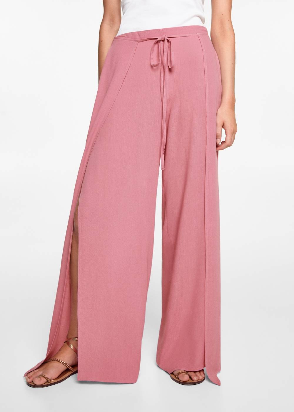 Mango Palazzo-Hose mit Schlitzen