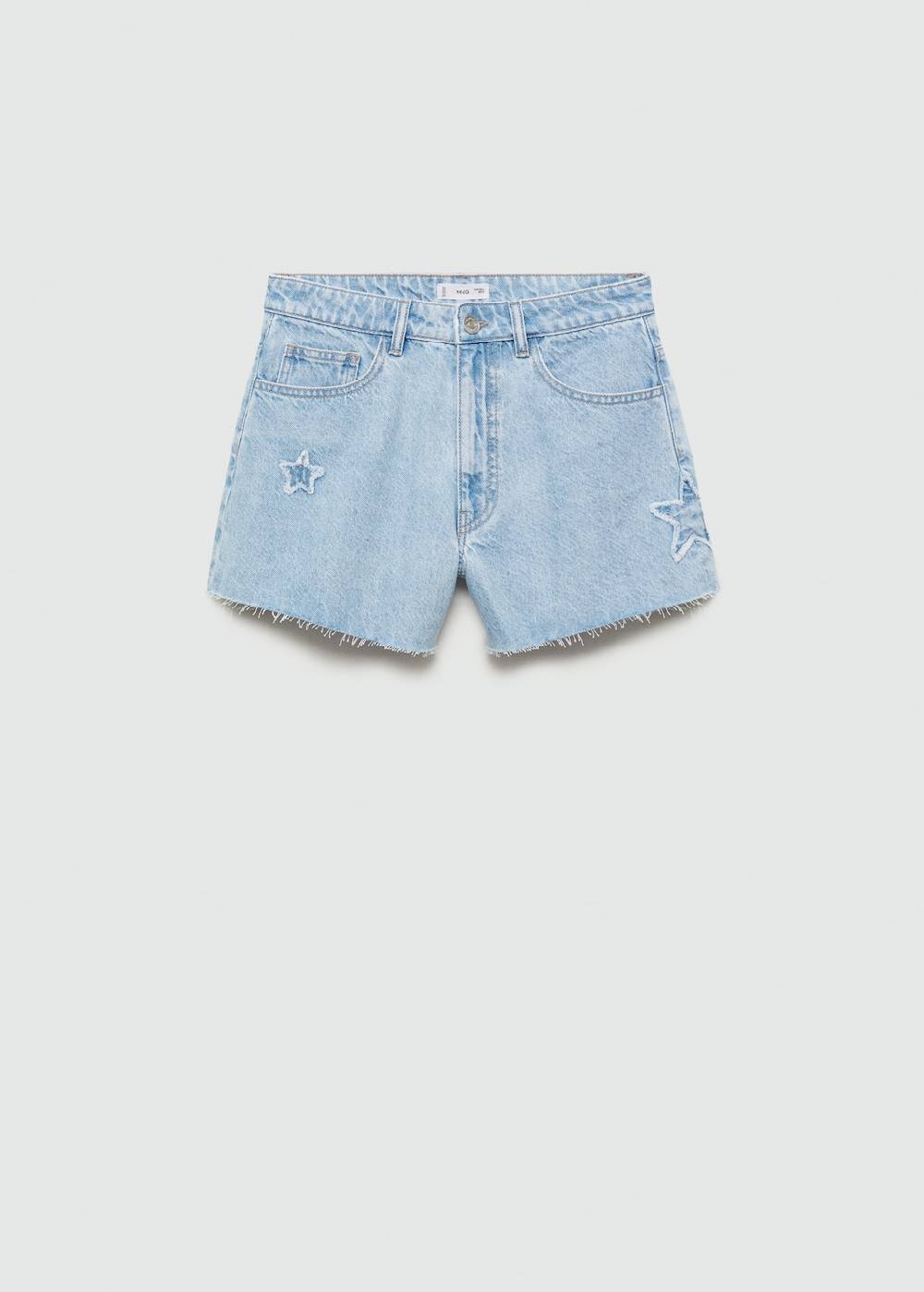 Mango Jeansshort mit Sternmotiv Outlet