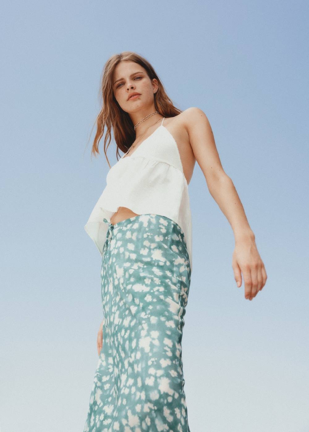 Mango Langer Tie-Dye-Rock Auslauf