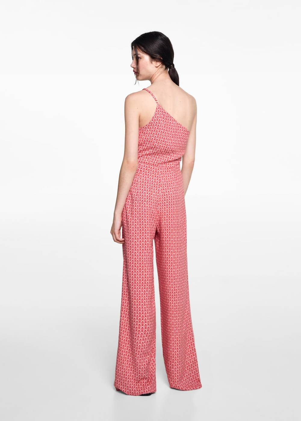 Mango Asymmetrischer Print-Jumpsuit Hotsell