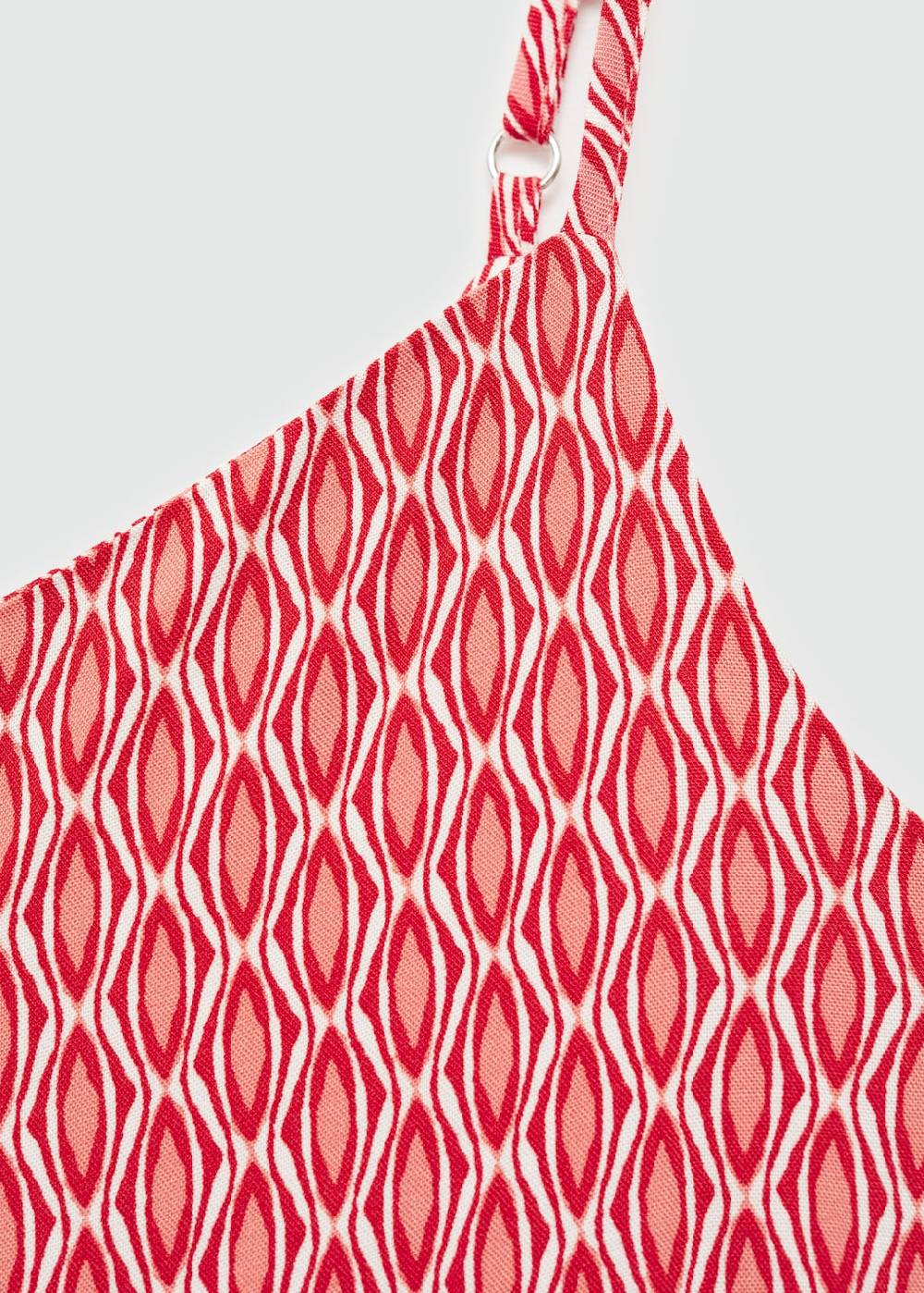 Mango Asymmetrischer Print-Jumpsuit Hotsell