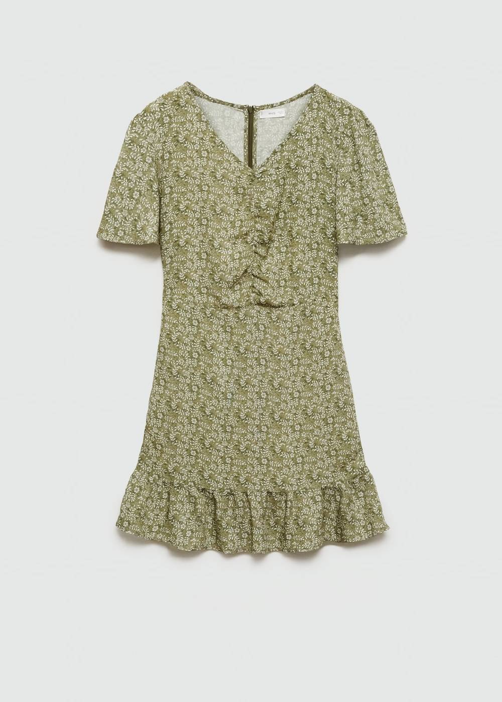 Mango Florales Kleid mit Rüschen Meist gekauft