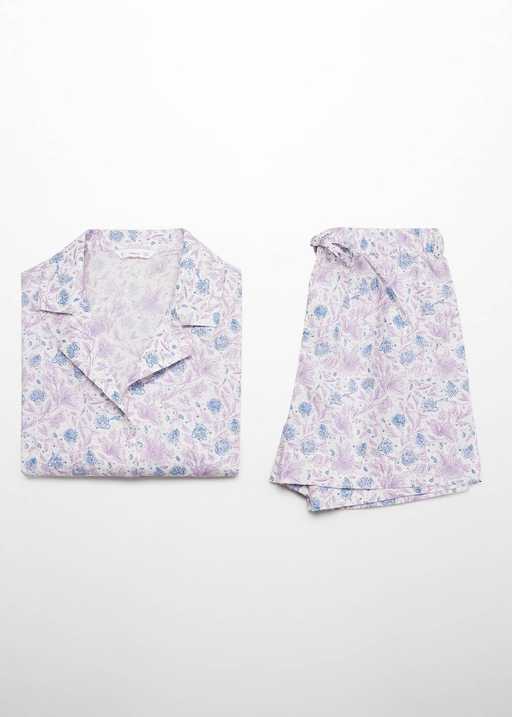 Mango Kurzer Print-Pyjama Kostenloser Versand