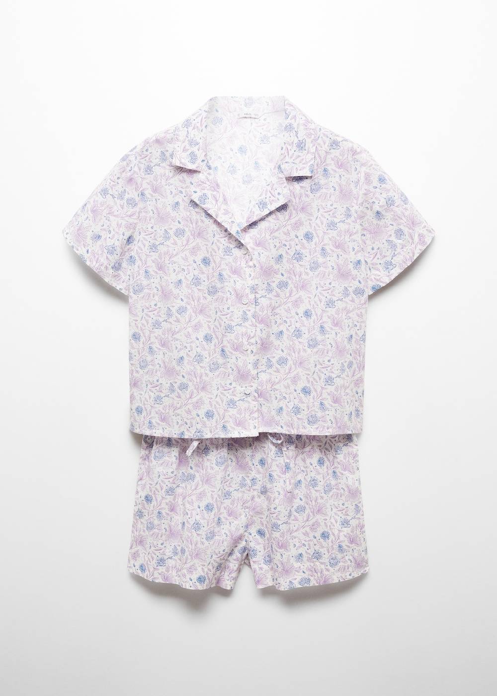 Mango Kurzer Print-Pyjama Kostenloser Versand
