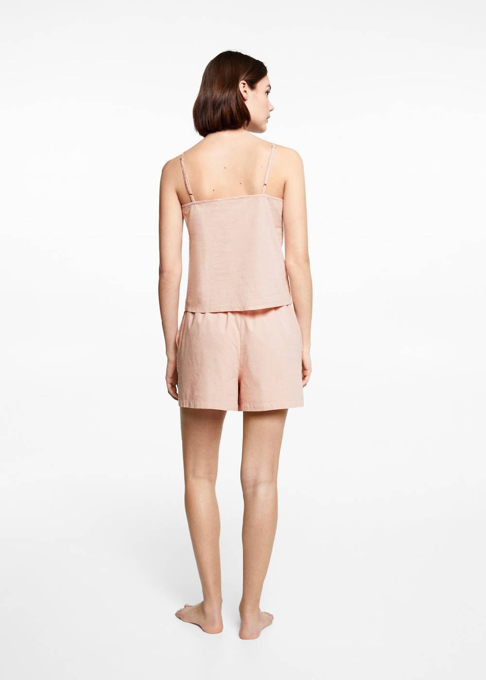 Mango Kurzer Pyjama mit Polka Dots Limitierter Zeitrabatt
