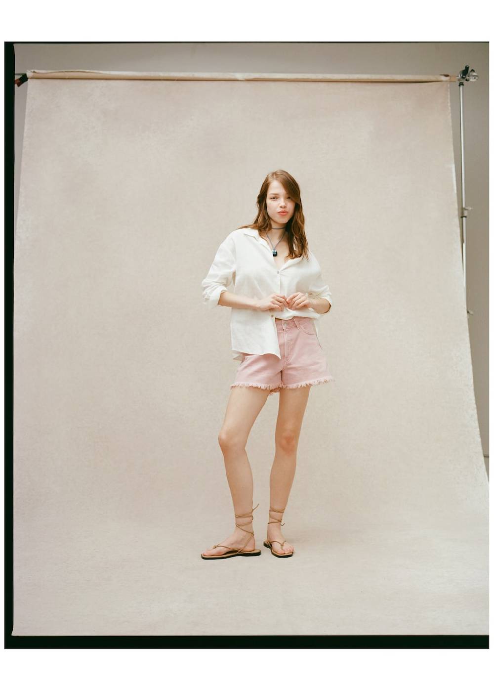 Mango Jeansshorts mit ausgefranstem Saum Rabatt