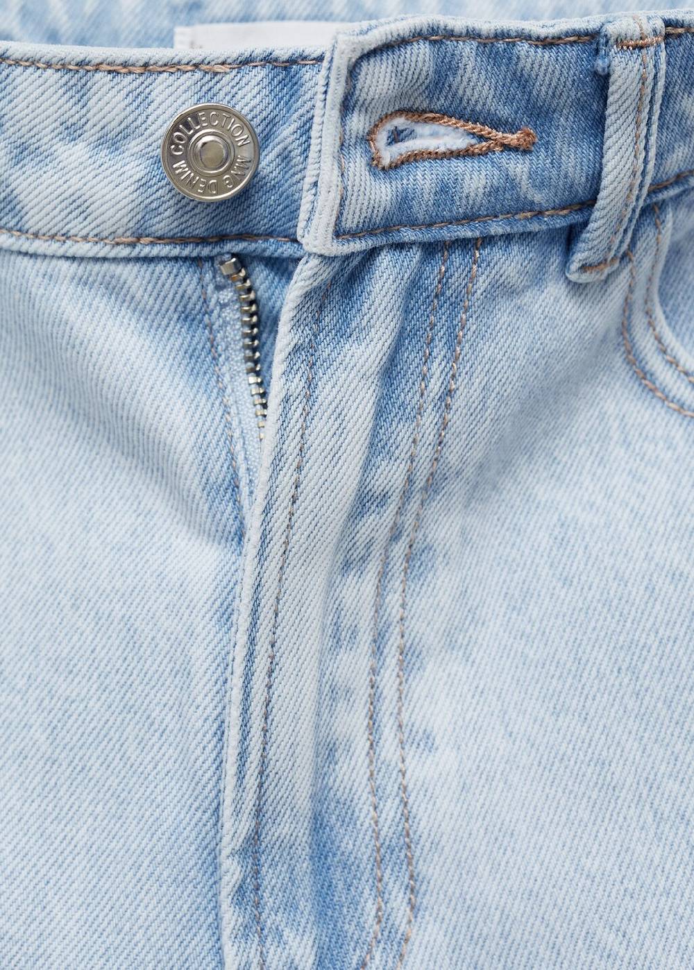 Mango Jeansshorts mit ausgefranstem Saum Begrenztes Angebot