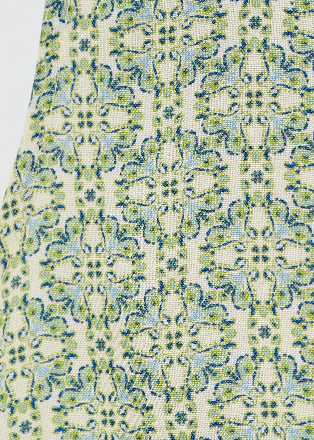 Mango Asymmetrisches Top mit Printmuster Lagerräumung